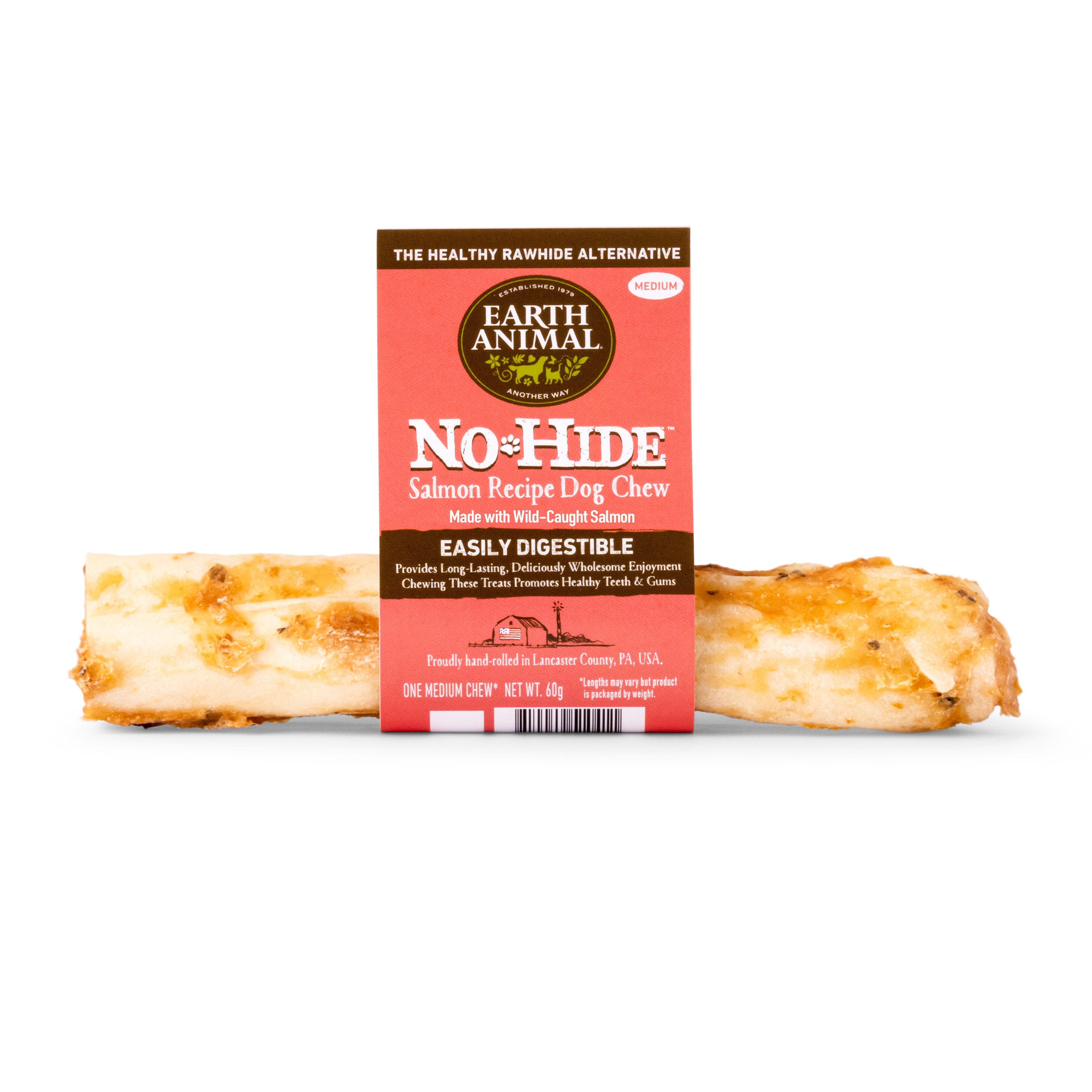 Earth Animal - Friandises No Hide &agrave; M&acirc;cher au Saumon  pour Chiens - M Image num&eacute;ro 1