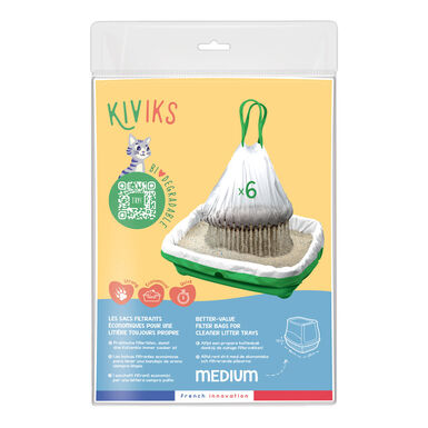 Kiviks - Sacs à Litière Filtrant - Medium