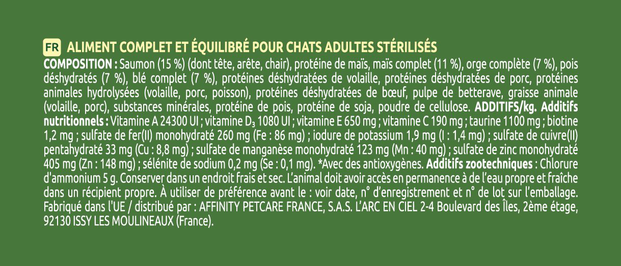Ultima - Croquettes Chat St&eacute;rilis&eacute; Adulte Saumon - 3 kg Image num&eacute;ro 4