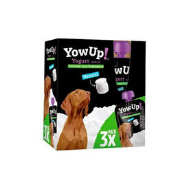 Yowup -  Yaourt Enrichie en Prébiotique pour Chiens - 3x115g