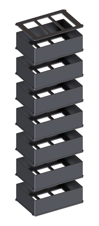 Aquatlantis - Kit de 7 Gobelets Modulaires B-BOX - L Image numéro 1 Aquatlantis - Kit de 7 Gobelets Modulaires B-BOX - L Image numéro 1