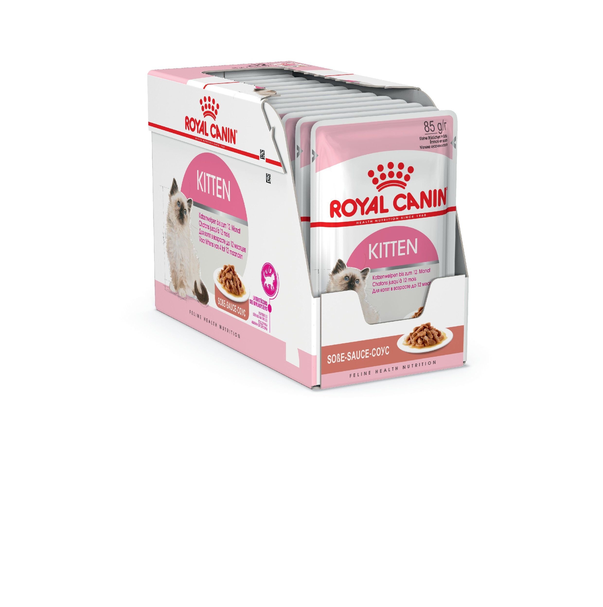 Royal Canin - Sachets Kitten Instinctive en Sauce pour Chat - 12x85g Image num&eacute;ro 1