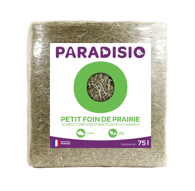 Paradisio - Petit Foin de Prairie pour Rongeur - 75L image number null