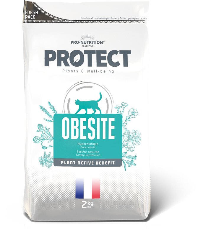 Flatazor - Croquettes Protect Obesite pour Chat - 2kg Image numéro 1 Flatazor - Croquettes Protect Obesite pour Chat - 2kg Image numéro 1