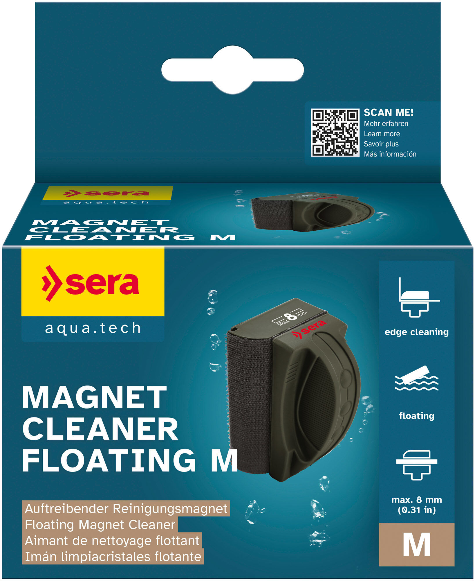 Sera - Aimant de Nettoyage Magnet Cleaner Floating - M Image num&eacute;ro 1