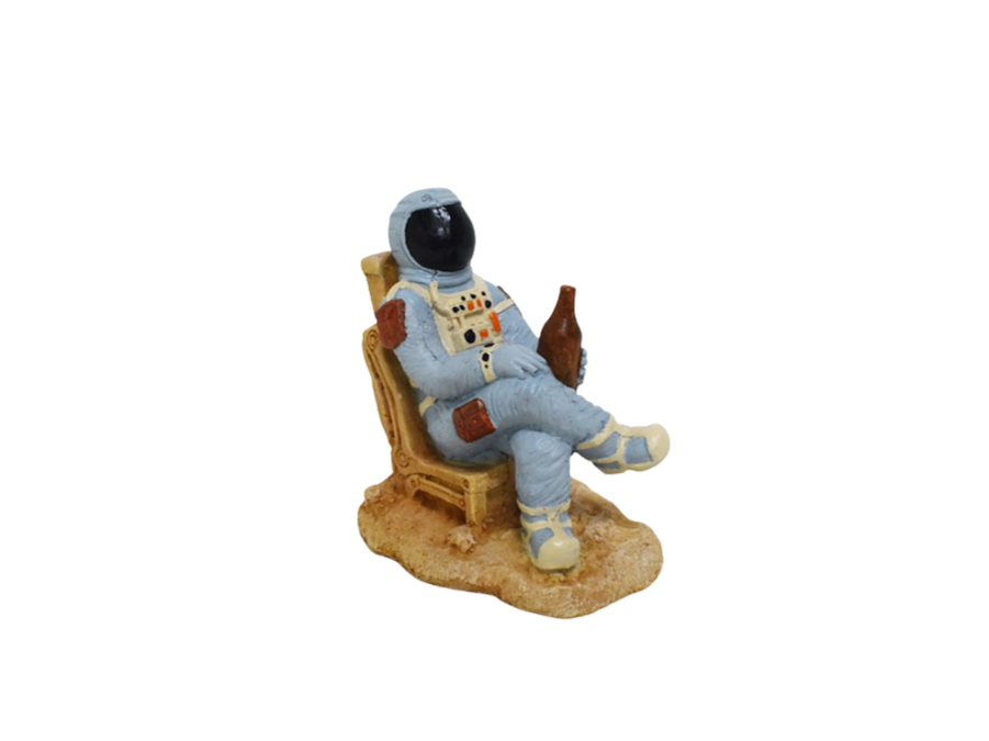 Amtra - D&eacute;coration Cosmos Astronaute Boit Bi&egrave;re Image num&eacute;ro 1