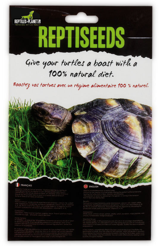 Reptiles Planet - M&eacute;lange de Graines Reptiseeds pour Tortue Terrestre - 100g Image num&eacute;ro 1