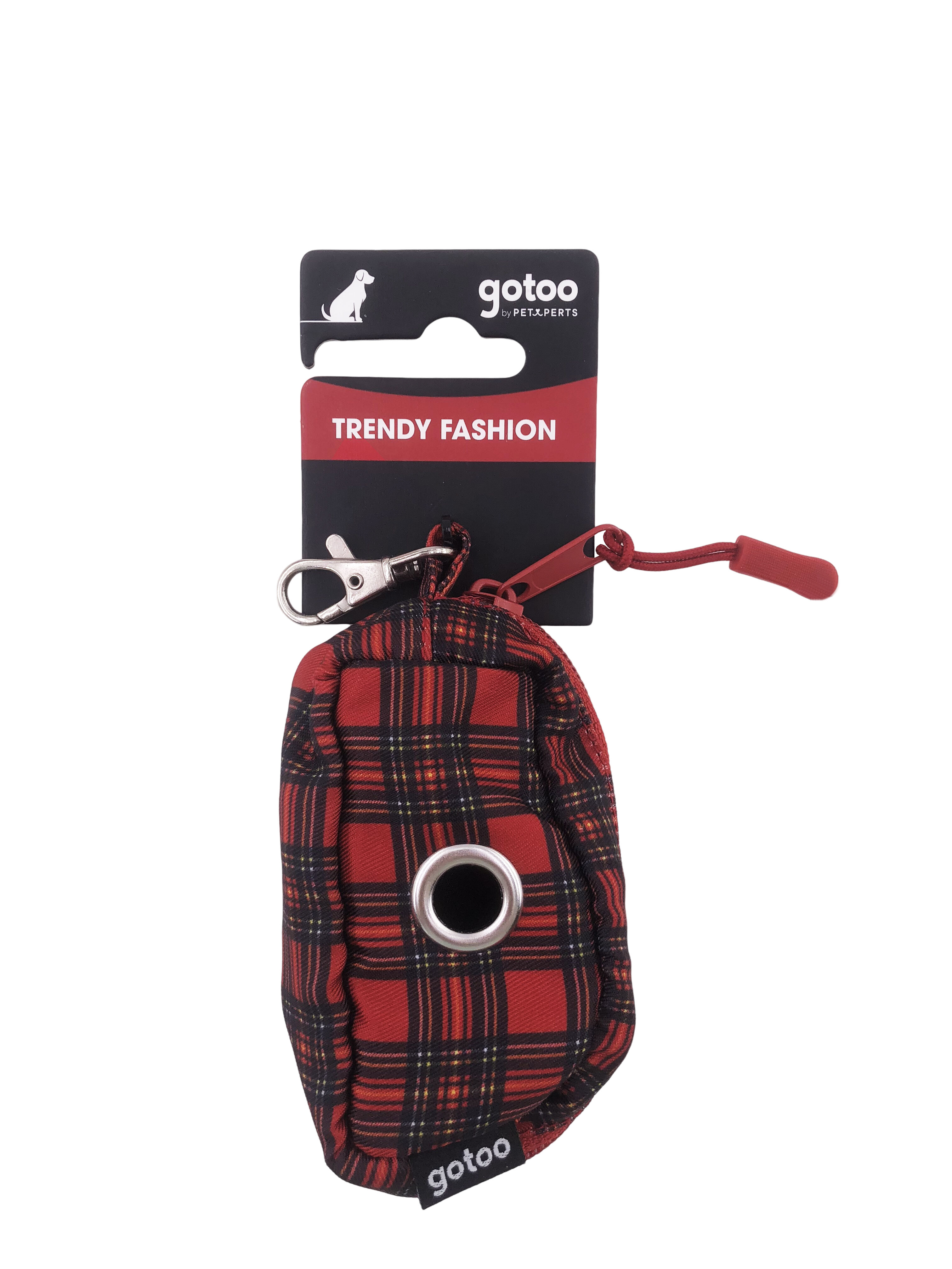 Gotoo - Sac en Tartan Rouge pour Chiens - x1 Image num&eacute;ro 2