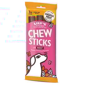 Lily's Kitchen - Bâtonnets à Mâcher au Boeuf pour Chien - 3x120g