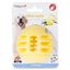 Vadigran - Jouet Balle Friandises Vanille Jaune pour Chiens - 8cm Indicateur image numéro 1