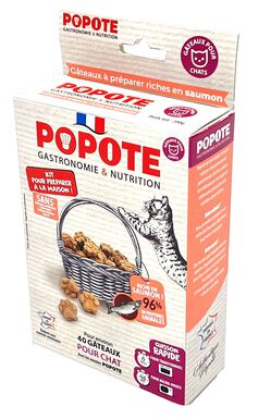 Popote - Kit friandises au Saumon pour Chats - 200g