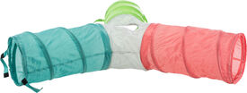 Trixie - Tunnel de jeu 4 sorties extensible lapins nains - 3x 18x47 cm