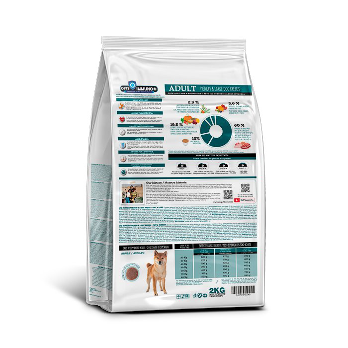 Era - Croquettes Millennium Canard et Agneau pour Chiens de Moyennes et Grandes Races - 2Kg Image num&eacute;ro 2