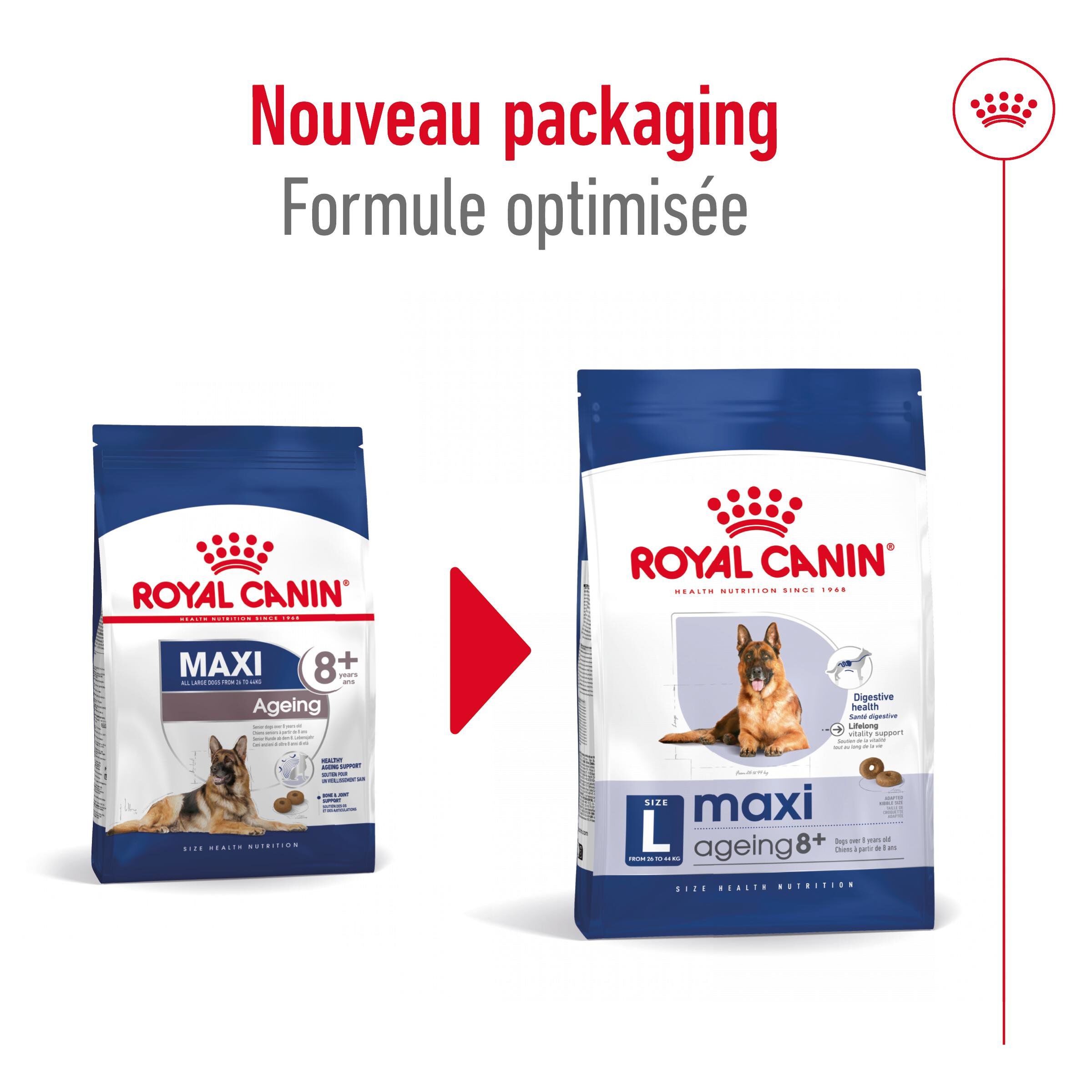 Royal Canin - Croquettes Maxi Ageing 8+ pour Chien Senior - 15Kg Image num&eacute;ro 3
