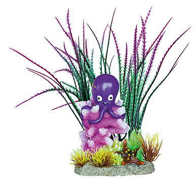 Superfish - Décoration Garden Octopus pour Aquarium - 26cm