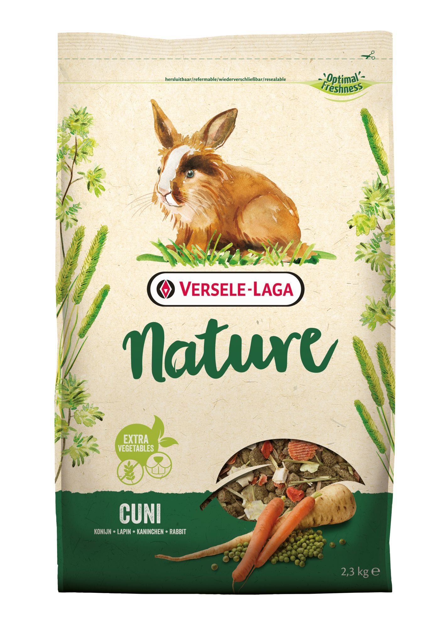 Versele Laga - Aliment NATURE Cuni pour Lapins - 2,3Kg Image num&eacute;ro 1