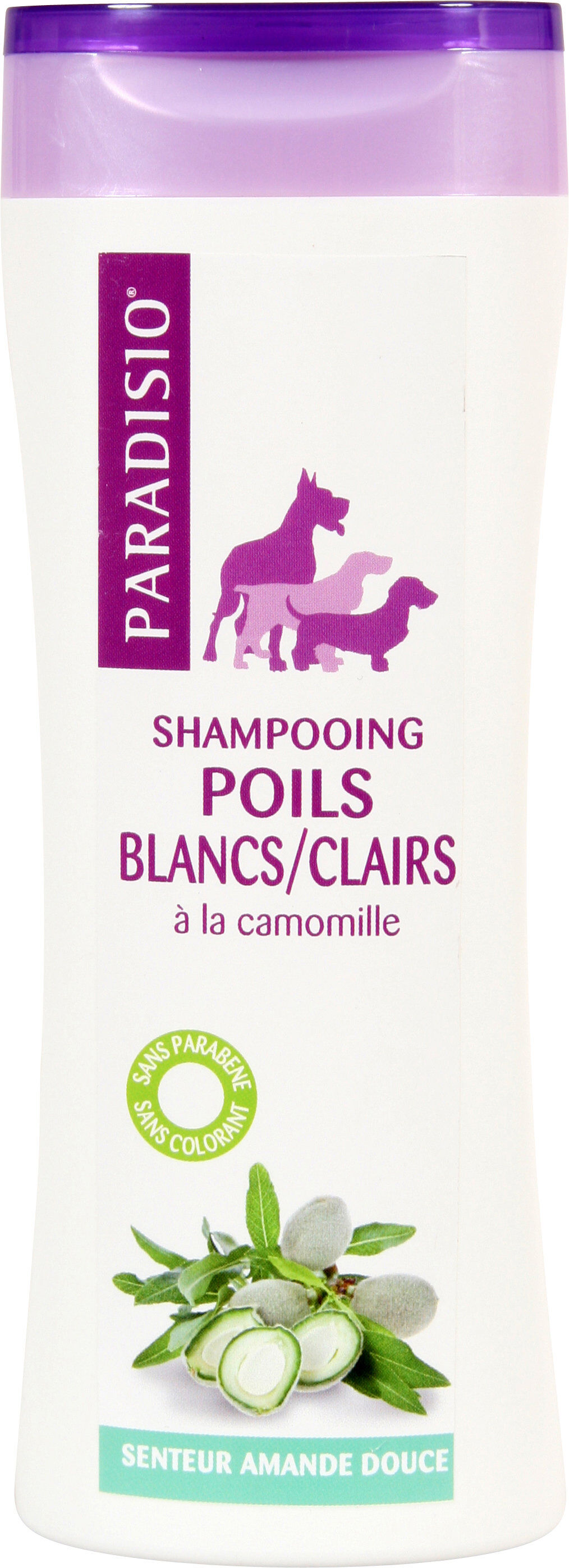 Paradisio - Shampoing Poils Blancs et Clairs Senteur Amande Douce pour Chien - 250ml Image num&eacute;ro 2