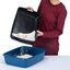 Ferplast - Maison de Toilettes Ariel 10 pour Chats - Bleu Indicateur image numéro 2