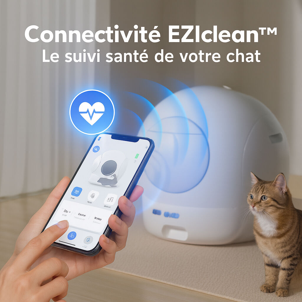 EZIclean - Liti&egrave;re Robot Autonettoyante CATBOT K10i pour Chats - x1 Image num&eacute;ro 7