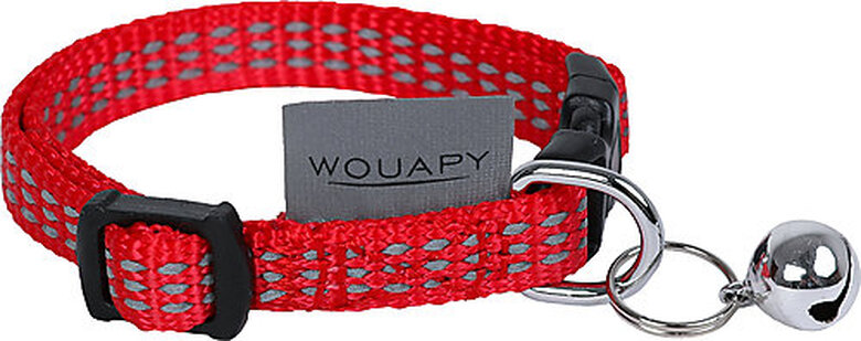Wouapy - Kit Protect Harnais Laisse et Collier pour Chatons - Rouge image number null