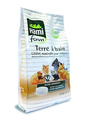 Hamiform - Terre à Bain Minérale pour Rongeur - 2,5Kg