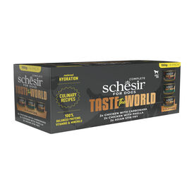 Schesir - Pâtée Taste Of The World Pack Variete Pour Chien - 6x150g