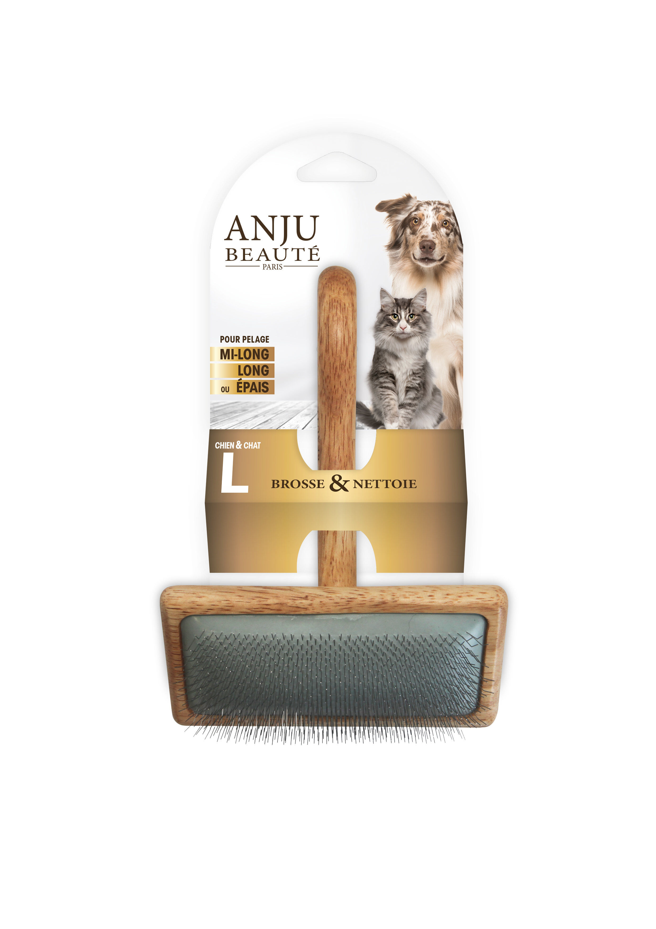 Anju Beaute - Brosse Carde pour Chiens - L Image num&eacute;ro 1