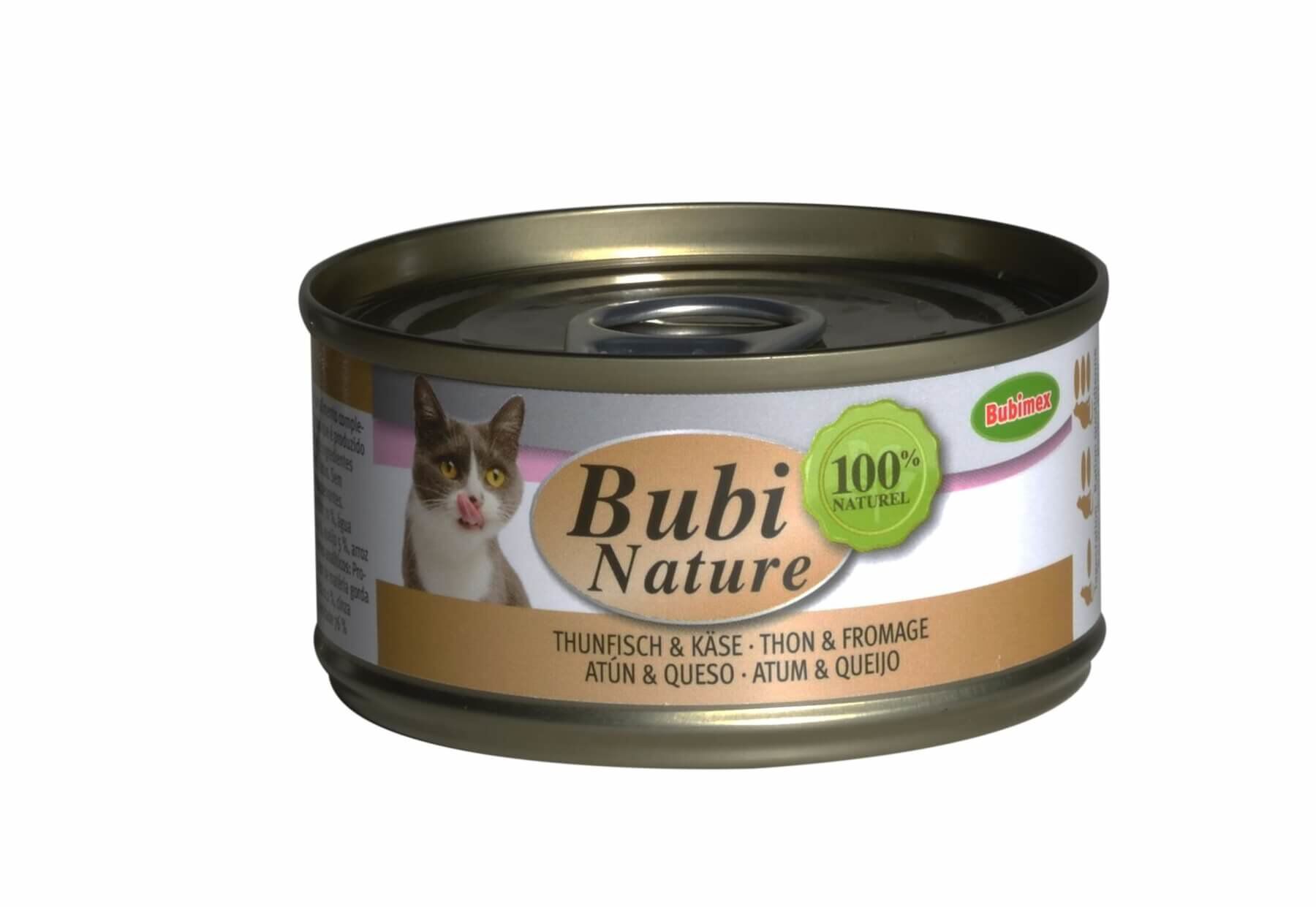 Bubimex - P&acirc;t&eacute;e Bubi Nature Thon et Fromage pour Chat - 70g Image num&eacute;ro 1