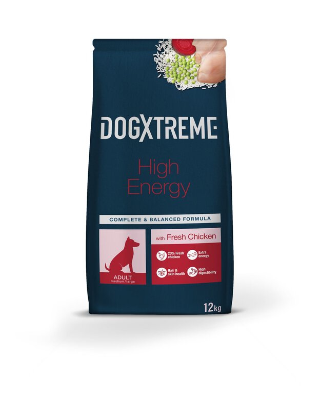 DogXtreme - Croquettes Hight Energy au Poulet Frais pour Chien - 12Kg Image numéro 1 DogXtreme - Croquettes Hight Energy au Poulet Frais pour Chien - 12Kg Image numéro 1