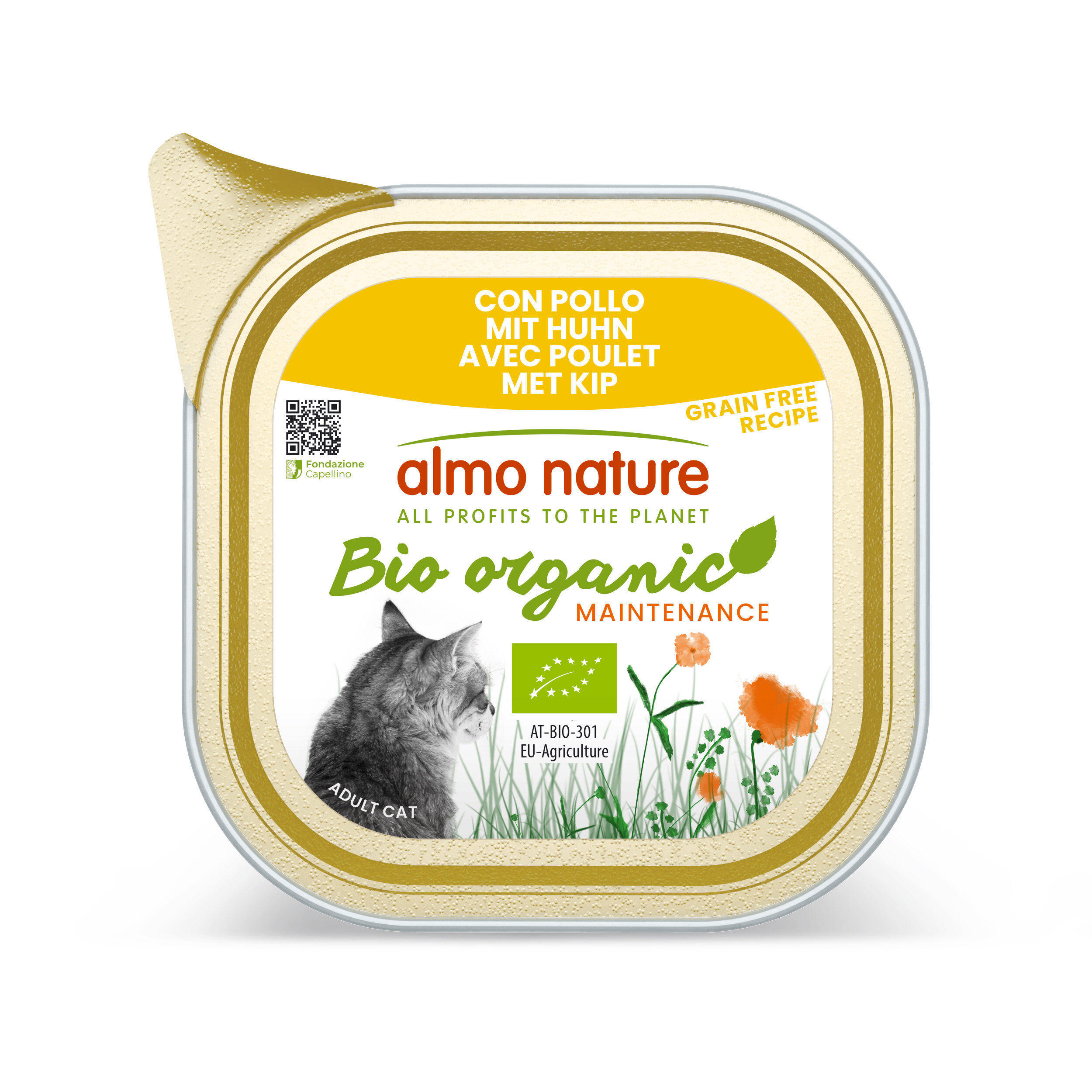 Almo Nature - P&acirc;t&eacute;e Bio Organic  Poulet - 85g Image num&eacute;ro 1