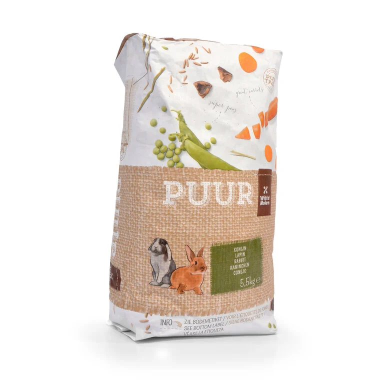 Witte Molen - Aliment Muesli Puur Lapin - 5,5Kg Image numéro 1 Witte Molen - Aliment Muesli Puur Lapin - 5,5Kg Image numéro 1