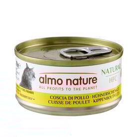 Almo Nature - P&acirc;t&eacute;e en Bo&icirc;te HFC Natural Cuisse de Poulet pour Chat - 70g
