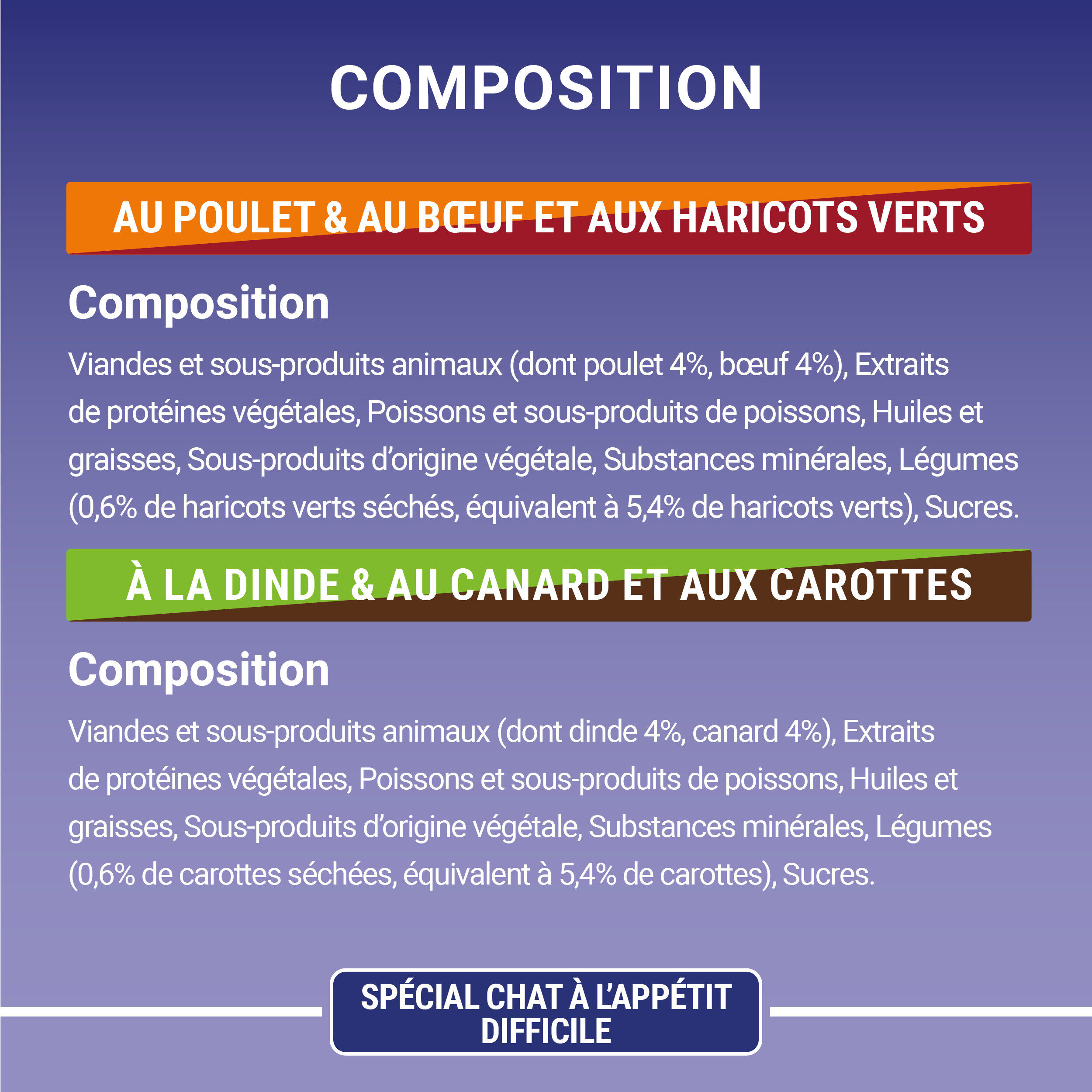 PURINA ONE - Sachets Fra&icirc;cheurs Chat difficile en Sauce B&oelig;uf Volaille L&eacute;gumes pour Chats - 4X85g Image num&eacute;ro 3