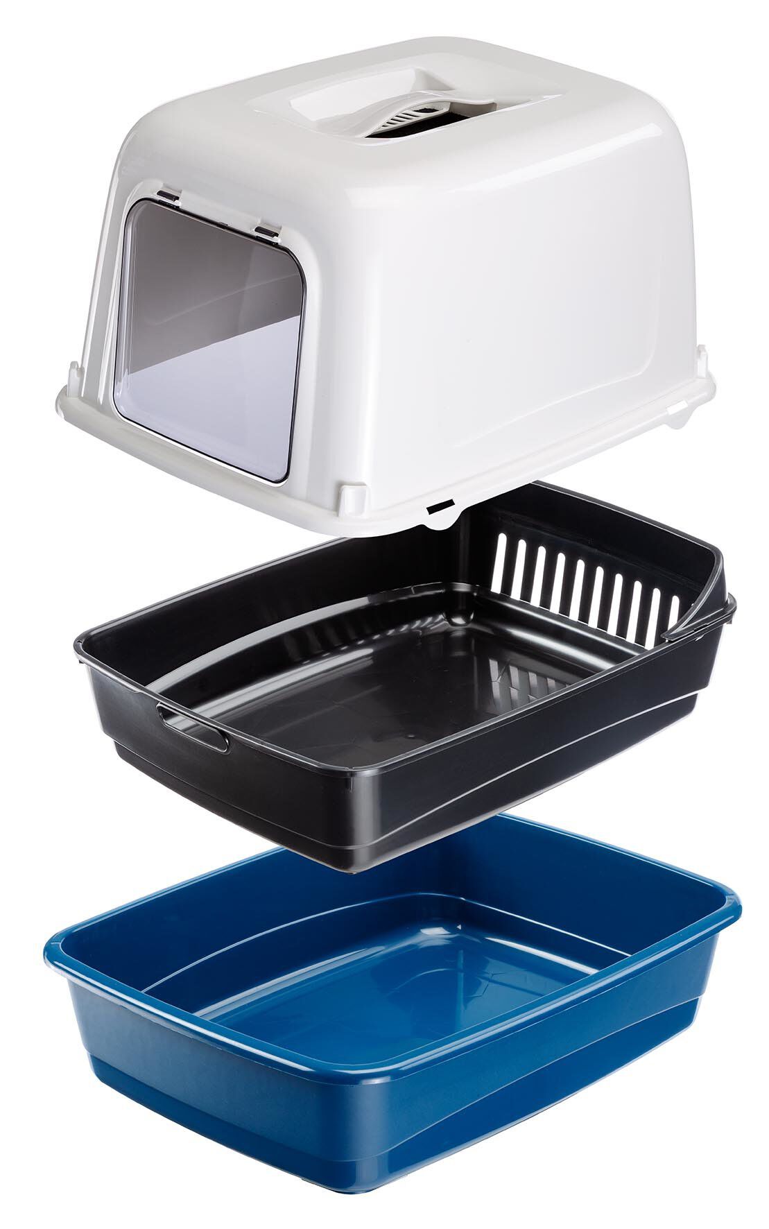 Ferplast - Maison de Toilettes Ariel 10 pour Chats - Bleu Image num&eacute;ro 4