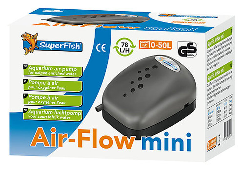Superfish - Pompe à Air Air-Flow Mini pour Aquarium - 78 L/H image number null