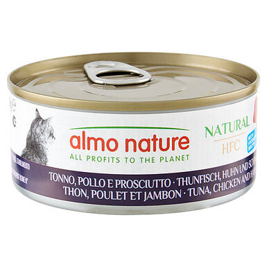 Almo Nature - Pâtée Hfc Natural Thon, Poulet Et Jambon - 150g