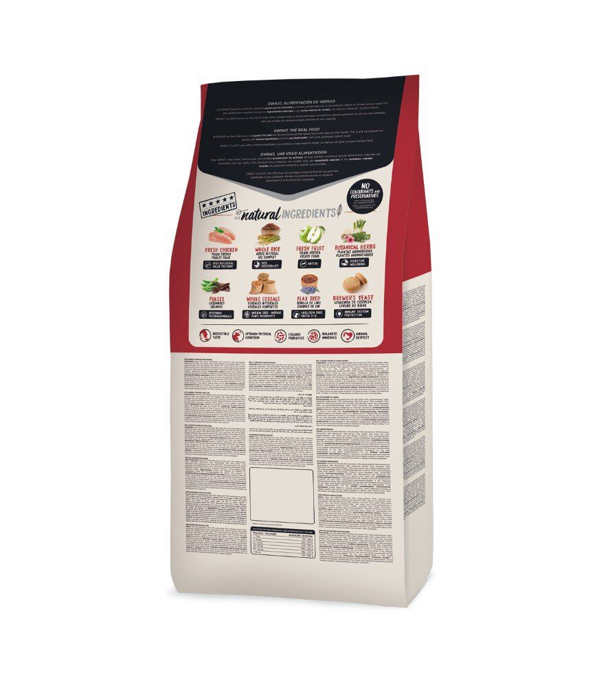 Ownat - Croquettes Classic Complet au Poulet pour Chiens - 20Kg Image num&eacute;ro 2