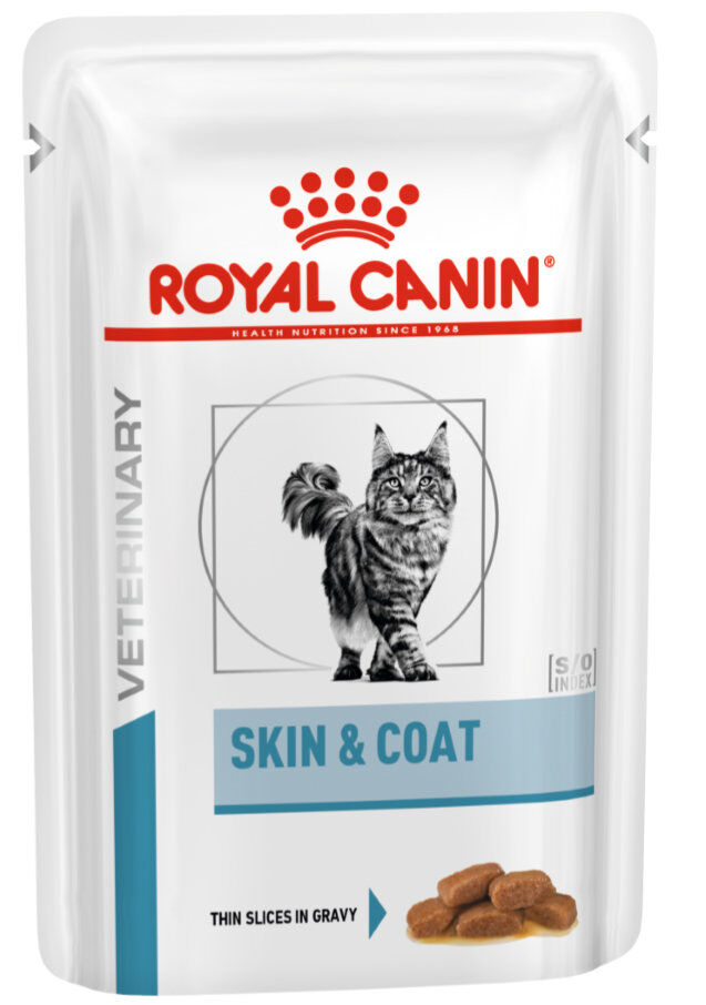 Royal Canin - Sachets Veterinary Diet Skin & Coat pour Chats - 12x85g Image num&eacute;ro 1