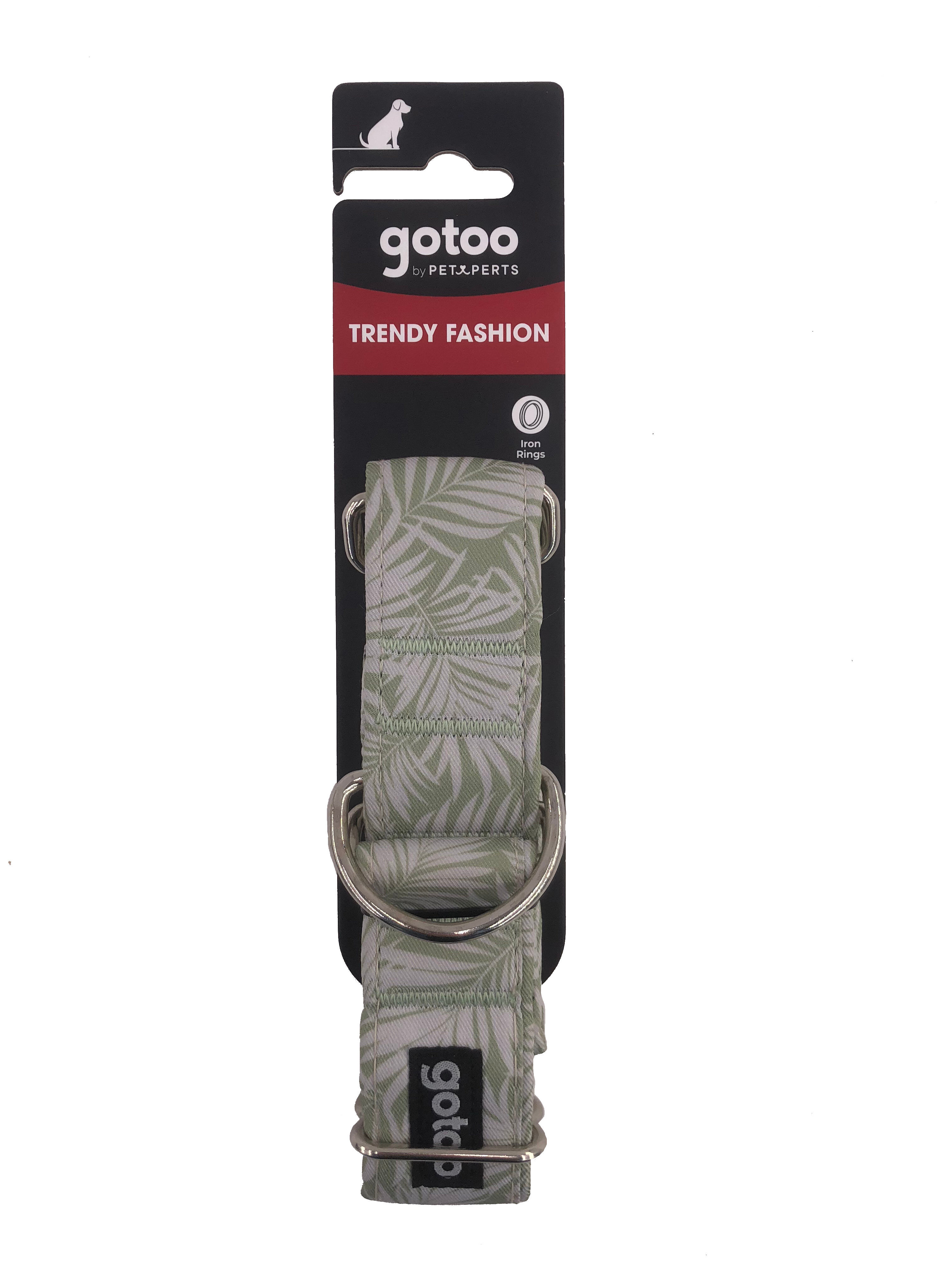 Gotoo - Collier L&eacute;vrier Botanique Khaki pour Chien - 36/50cm Image num&eacute;ro 3