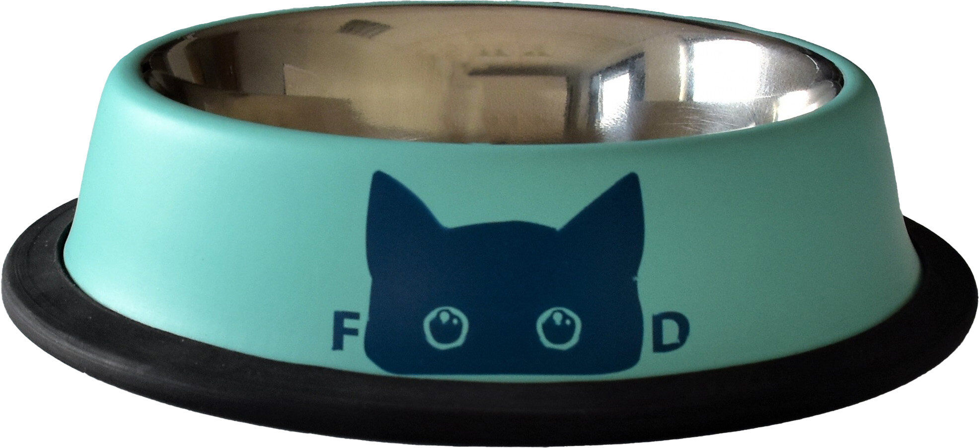 Bobby - Gamelle Inox Antid&eacute;rapante pour Chats - Bleu Image num&eacute;ro 1