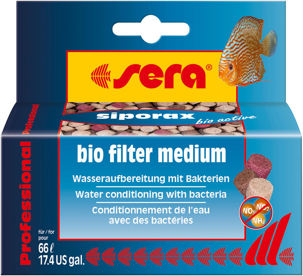 Sera - Conditionneur d'Eau en Granul&eacute;s Siporax Bio Active pour Aquarium - 35g Image num&eacute;ro 1