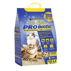 Croci - Litière Ecoclean Probiotic pour Chats - 10L