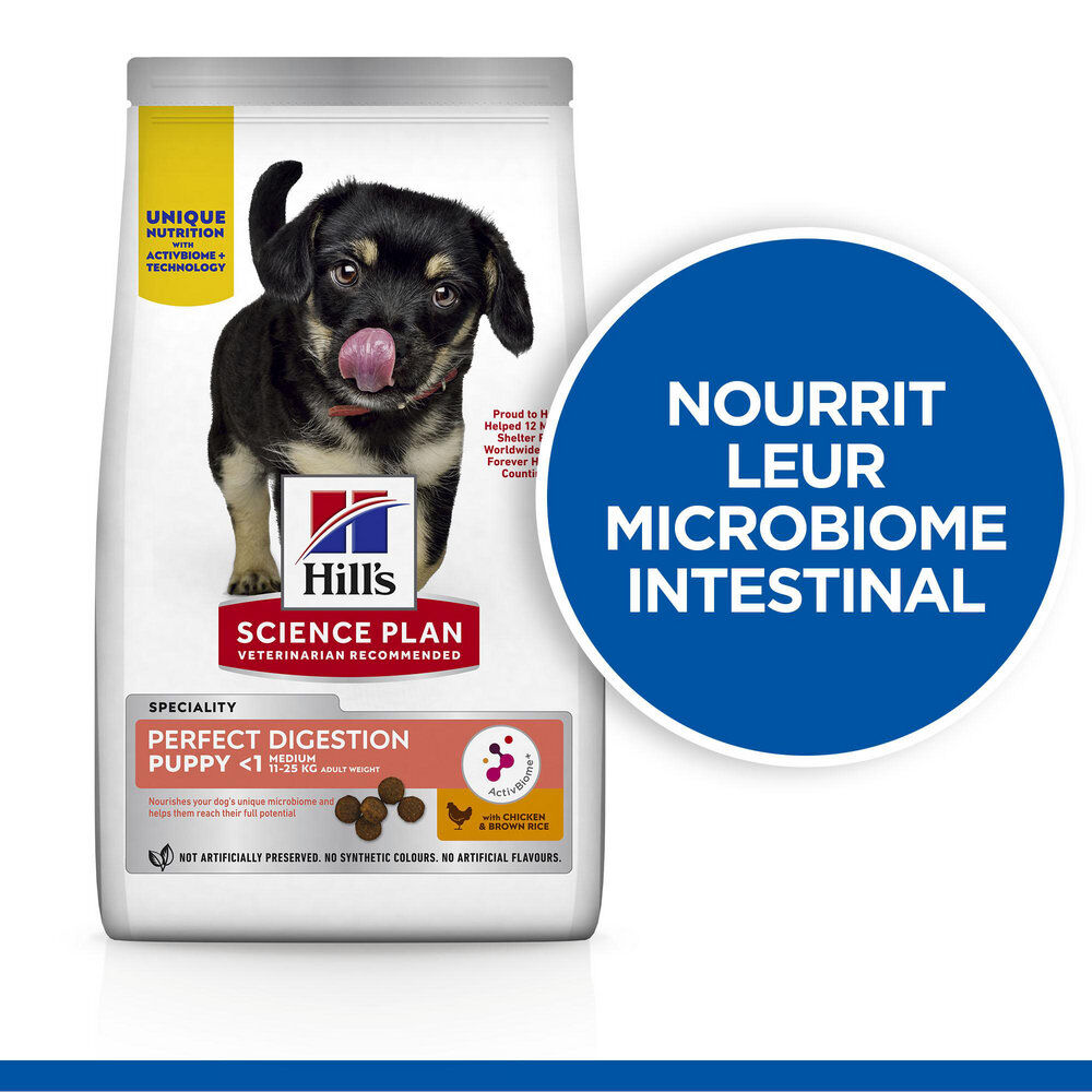 Hill's Science Plan - Puppy Perfect Digestion croquettes pour chiot - 2,5kg Image num&eacute;ro 2