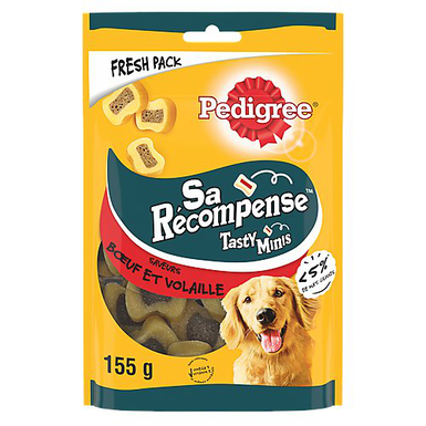 Pedigree - Friandises Récompense en Bouchées au Bœuf pour Chien - 155g