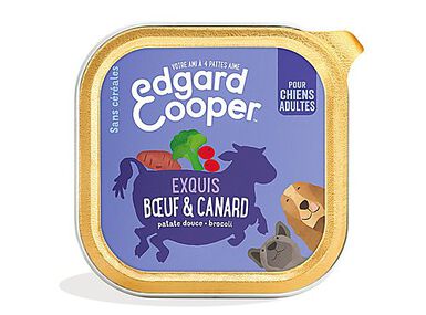 Edgard & Cooper - Barquette au Bœuf et Canard pour Chien - 150g
