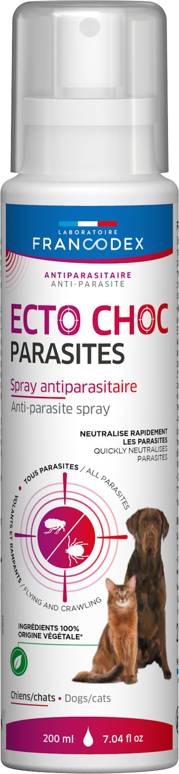 Francodex - Spray Ectochoc Parasites Chiens et Chats - 200ml Image num&eacute;ro 1