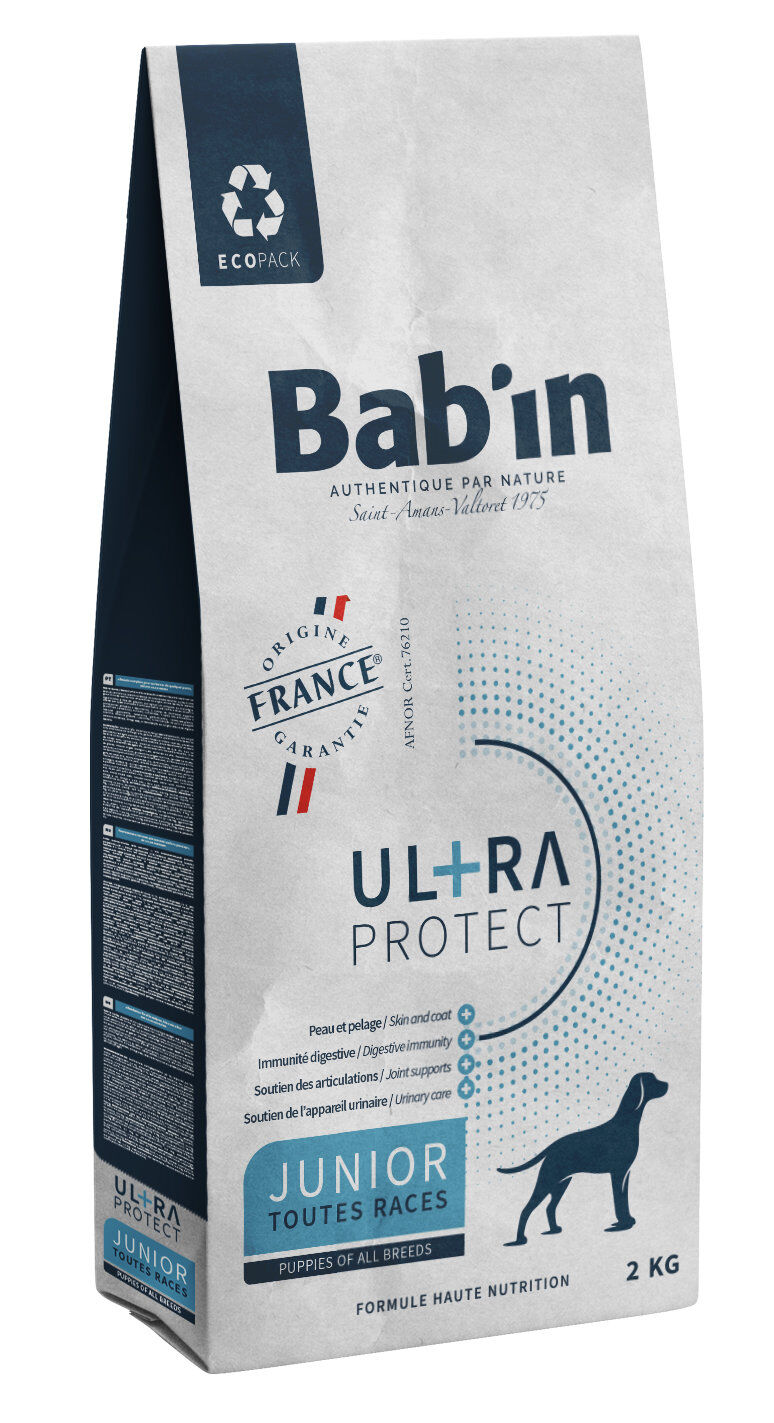 Bab'in - Croquettes Poulet pour Chiots Medium - 2kg Image num&eacute;ro 1