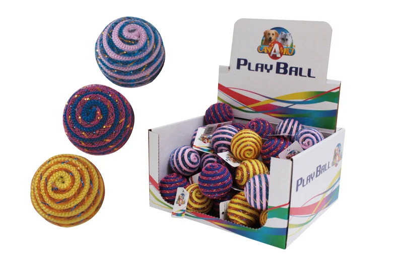 Croci - Jouet Balle Bicolore pour Chats - 6cm Image numéro 1 Croci - Jouet Balle Bicolore pour Chats - 6cm Image numéro 1