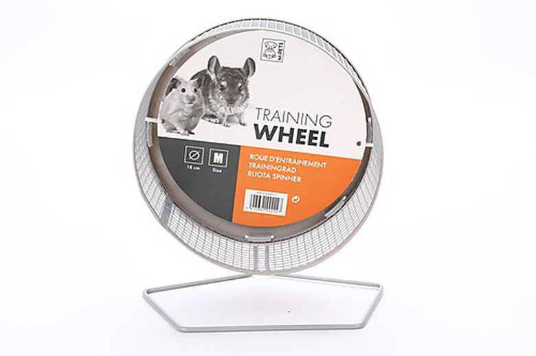 M-Pets - Roue Exercice Gris pour Rongeur - M image number null