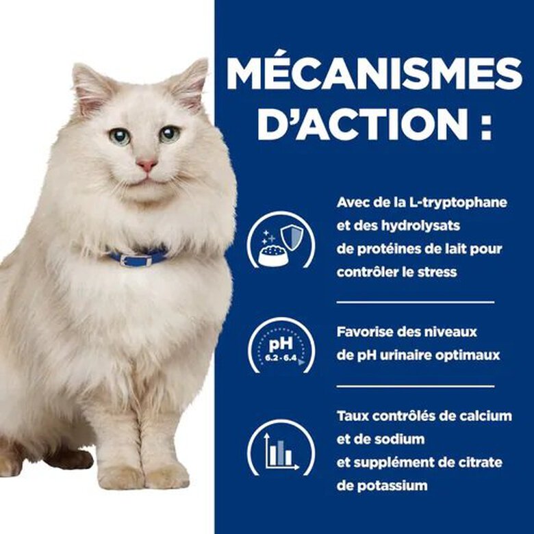 Hill's - Croquettes Prescription Diet C/D Urinary Care Multicare Stress pour Chats - 1,5Kg Image numéro 5 Hill's - Croquettes Prescription Diet C/D Urinary Care Multicare Stress pour Chats - 1,5Kg Image numéro 5